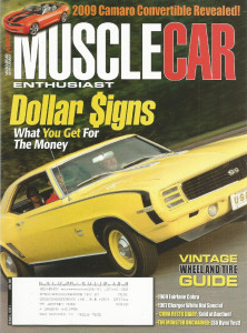 MUSCLECAR ENTHUSIAST 2007 APR - FAIRLANE COBRA, L78, 67 CHARGER, LS6